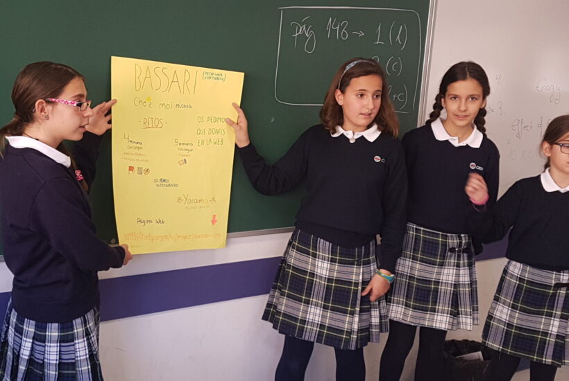 20180212 124406 &bull; 6º de primaria informa en el colegio de la evolución de las donaciones para bassari