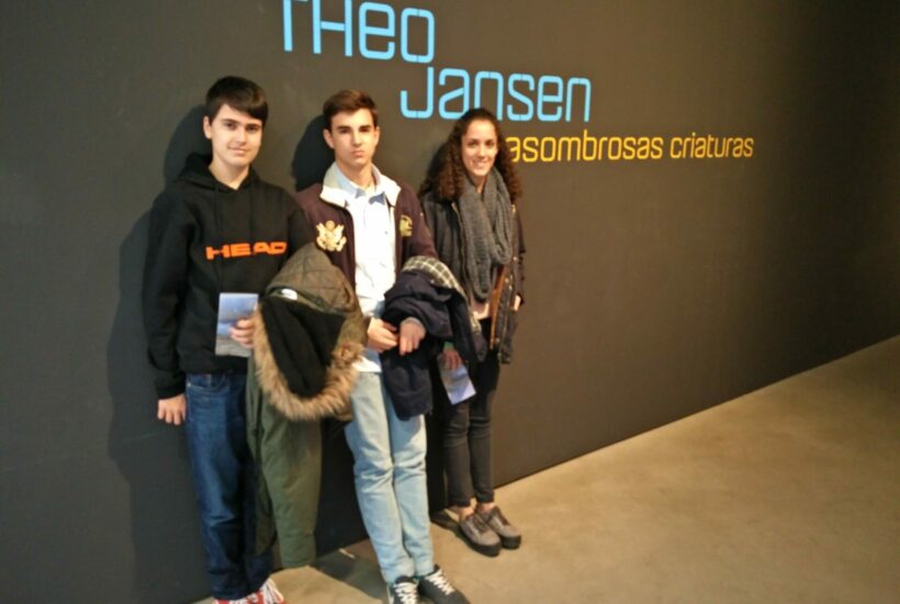 Theo jansen y primero de bachillerato