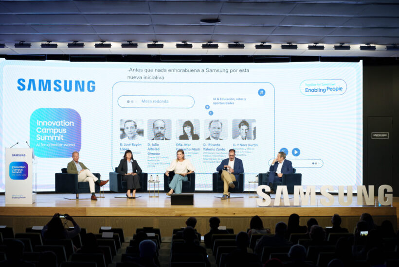 Inteligencia artificial en el ámbito educativo - evento samsung