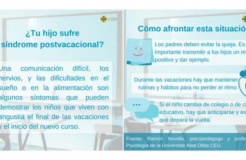 vuelta al colegio 945x532 1 &bull; Consejos para afrontar el síndrome postvacacional en los niños